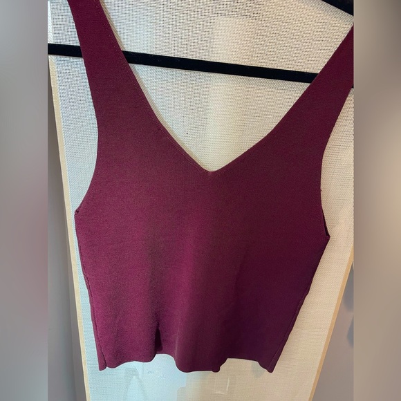 ZARA Cropped Knit Top - Picture 3 of 5